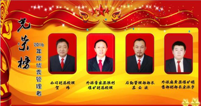 2016年各類先進風(fēng)采